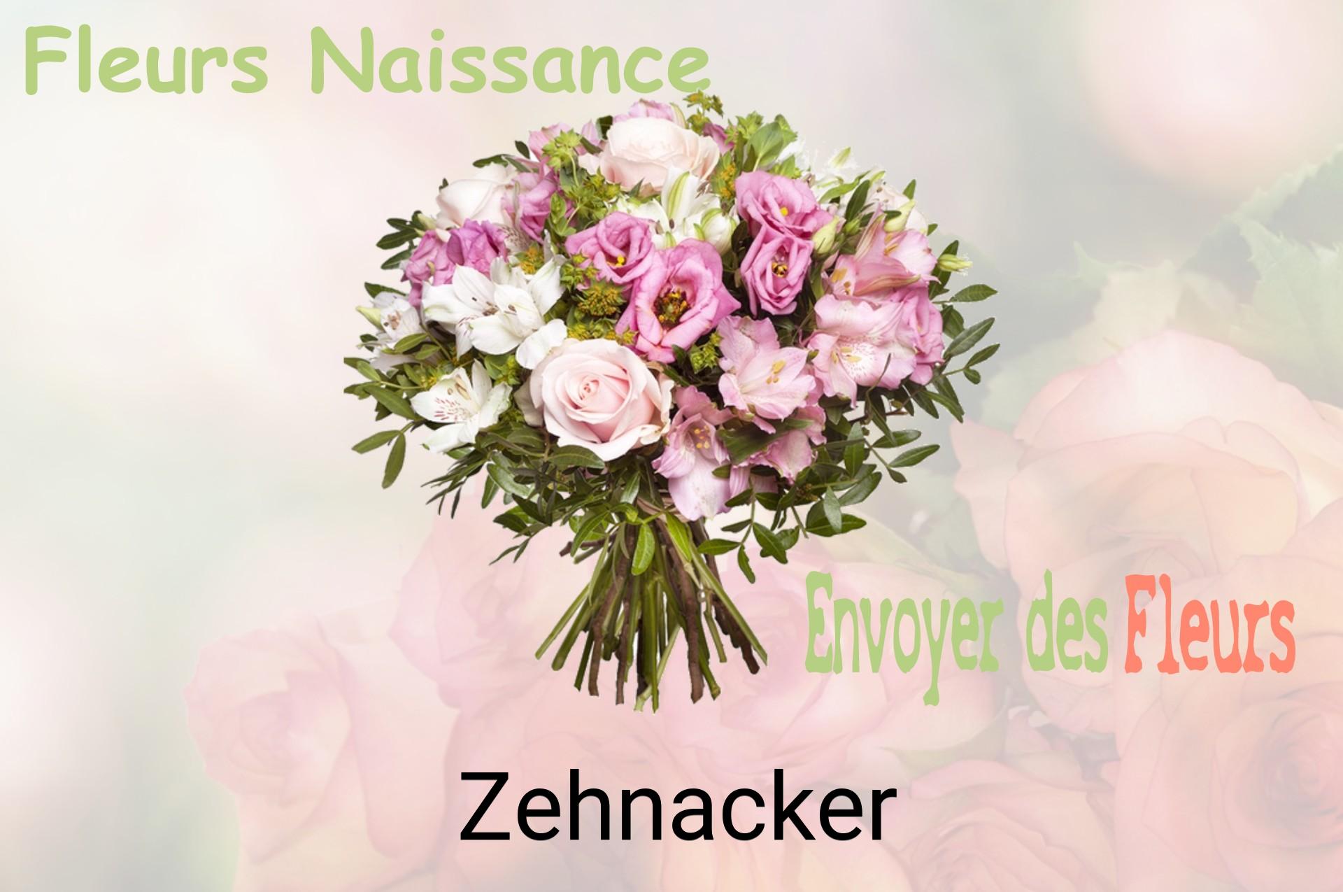 Bouquet de fleurs de naissance livré à Zehnacker